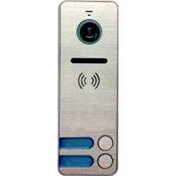 Вызывная панель Tantos iPanel 2 Металл 2 абонента 06823 - фото 29436
