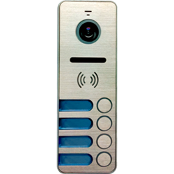 Вызывная панель Tantos iPanel 2 Металл 4 абонента 06824 - фото 29437