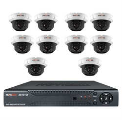 Комплект видеонаблюдения на 10 камер для дома, дачи, офиса AHD110MP 06935 - фото 29811