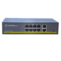 PoE коммутатор MATRIXtech M-S8200P 33711 - фото 37477