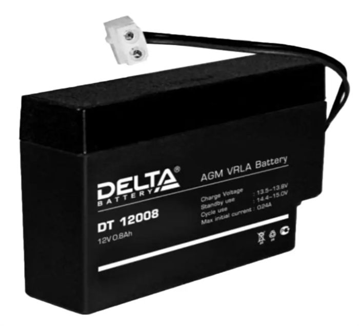 Аккумулятор Delta DT 12008 (T9) 40239 - фото 44426