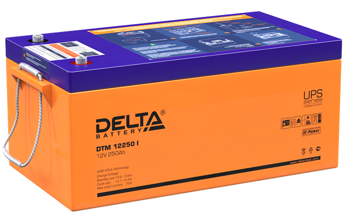 Аккумулятор Delta DTM 12250 I 40294 - фото 44482