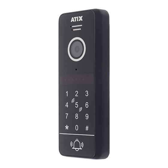 Вызывная панель Atix AT-I-D31F/CKR Black 40355 - фото 44545
