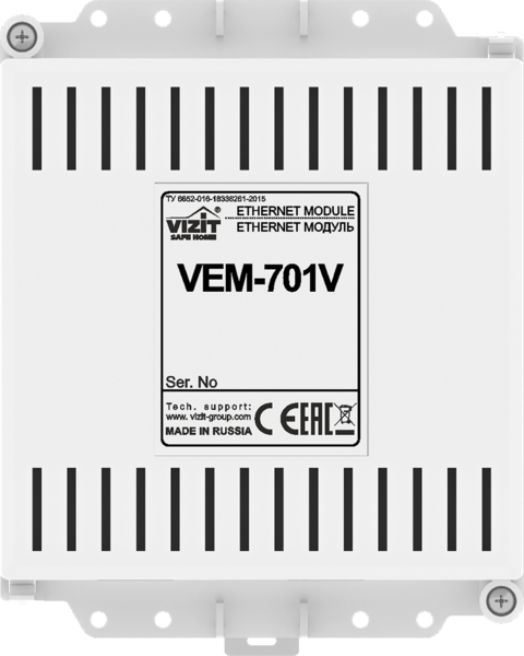 Ethernet модуль Vizit EM-701V 40723 - фото 44803