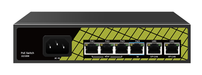 Коммутатор PoE Tantos TSn-4FP6F2 40784 - фото 44867