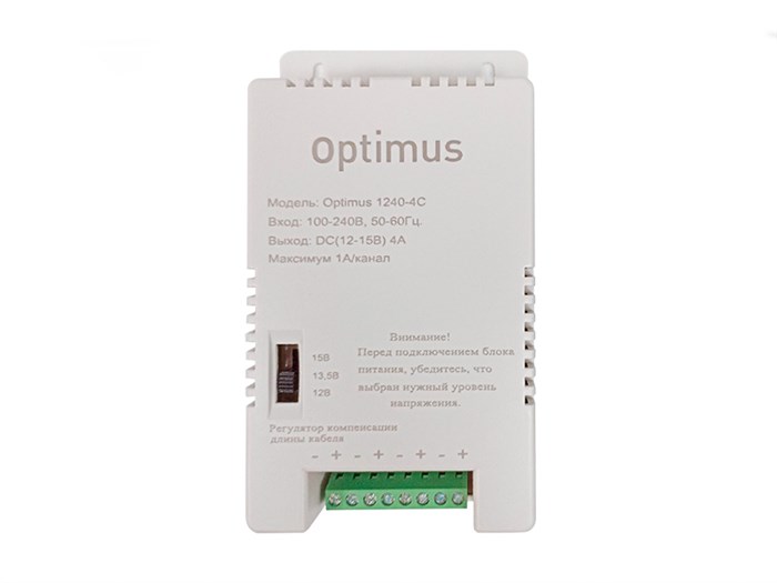 Блок питания Optimus 1240-4С 43111