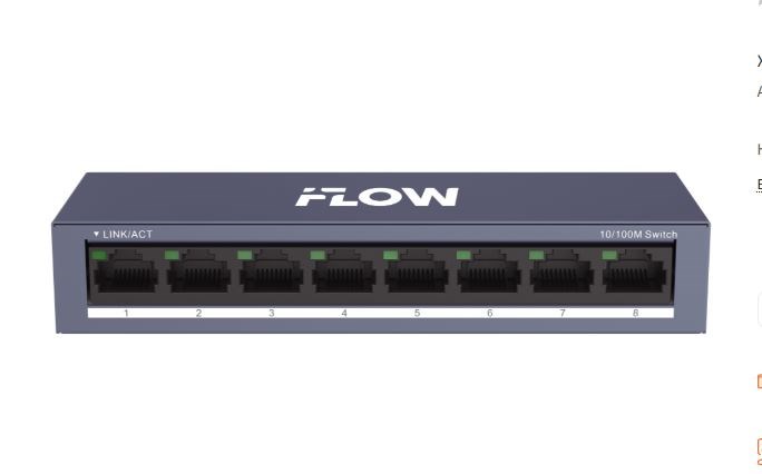 Коммутатор iFLOW F-SW-EU208-O 45203