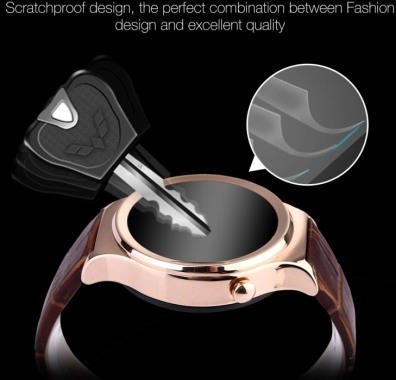 Смарт-часы "Ewik W6" имеют корпус из нержавеющей стали и прочное стекло, устойчивое к царапинам